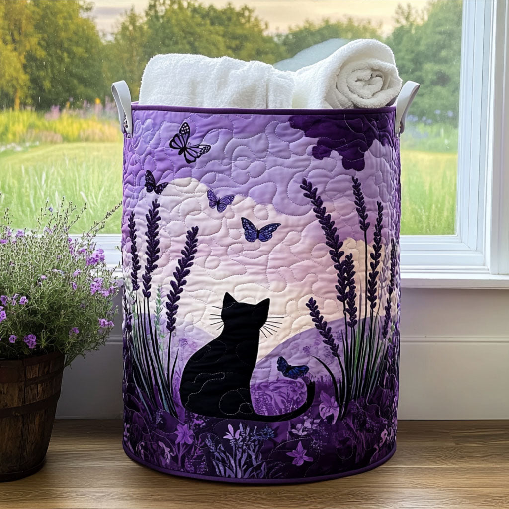 Cat - Handcrafted Laundry Basket