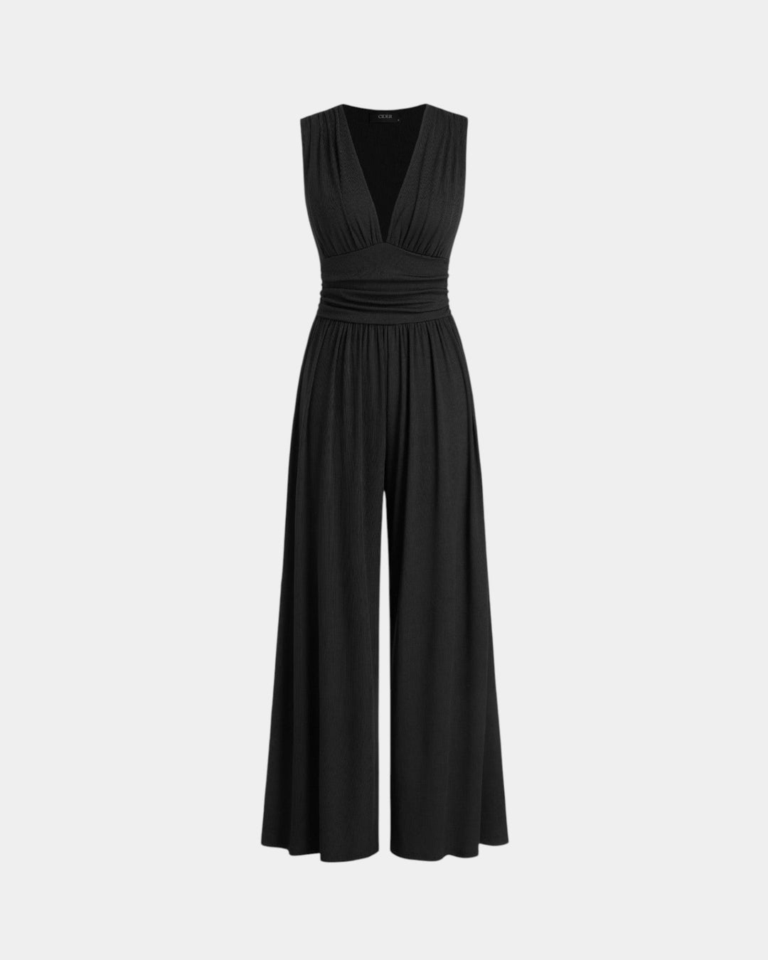 Sultana - Chic sleeveless jumpsuit with wide legs