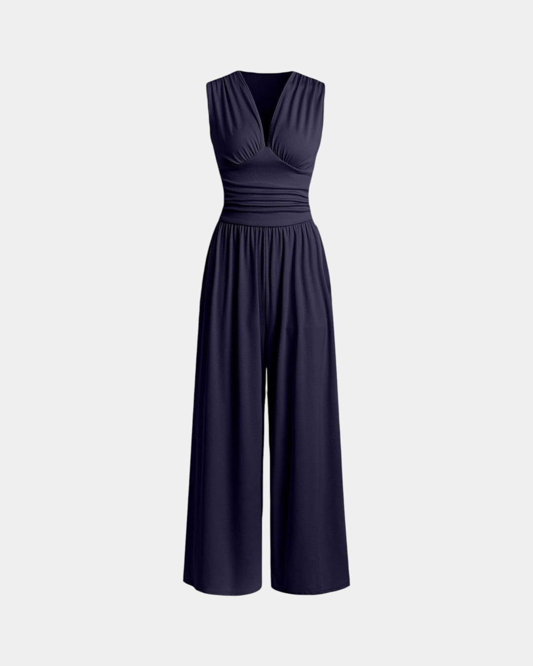 Sultana - Chic sleeveless jumpsuit with wide legs