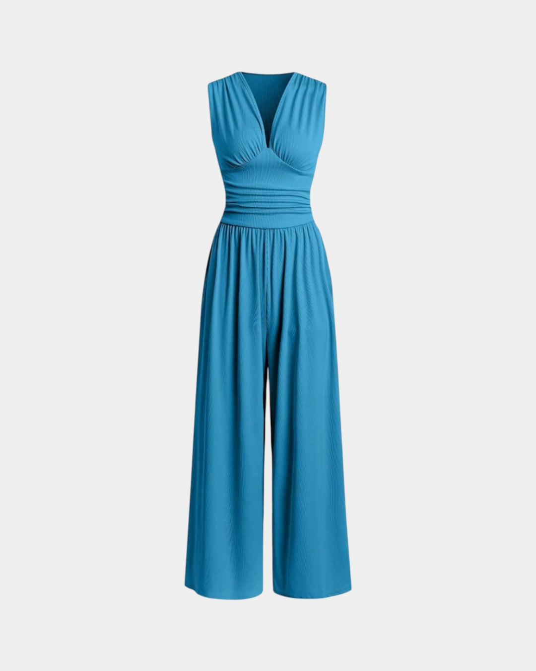 Sultana - Chic sleeveless jumpsuit with wide legs