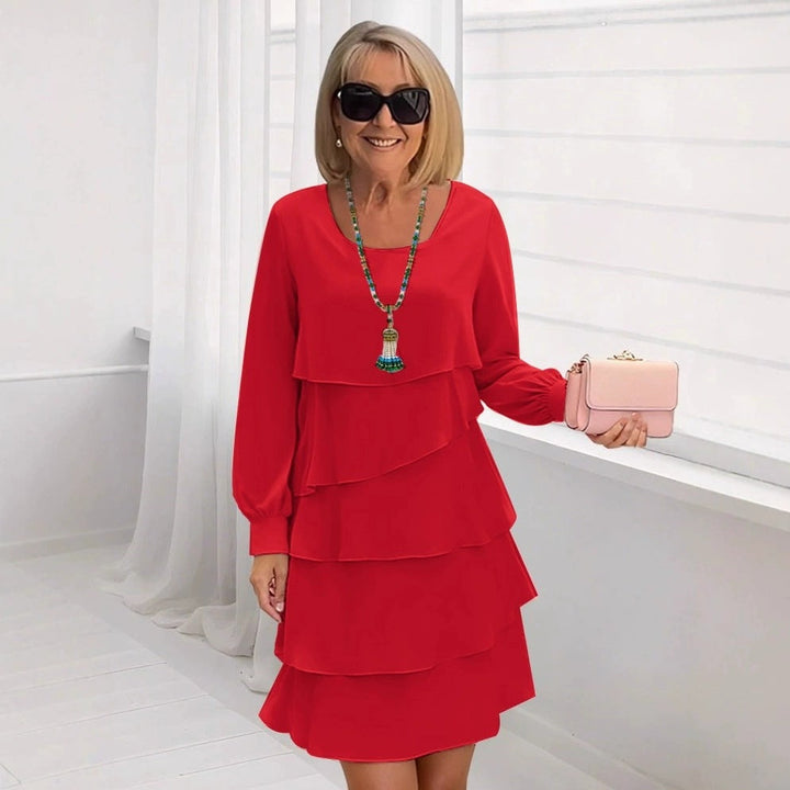 Madeleine – Elegant flowing dress with ruffles