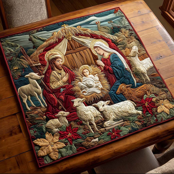 Vredige Kribbe - Handmade Cushion Cover