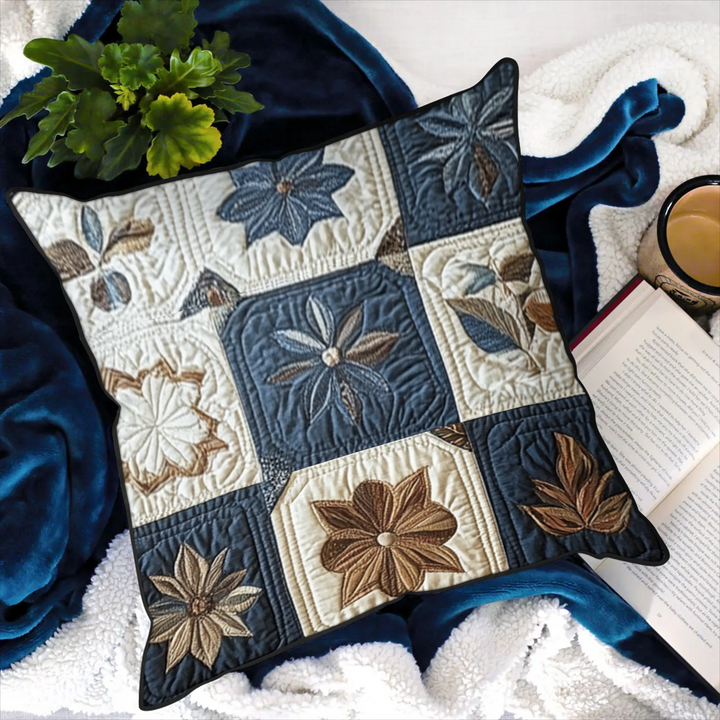 Antique Flower - Handmade Cushion Cover