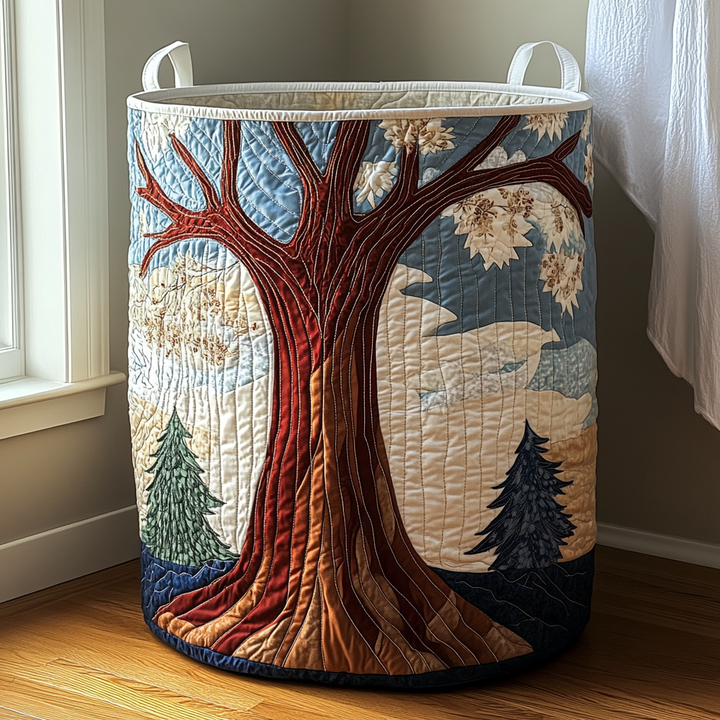 Tree of Life - Handcrafted Laundry Basket