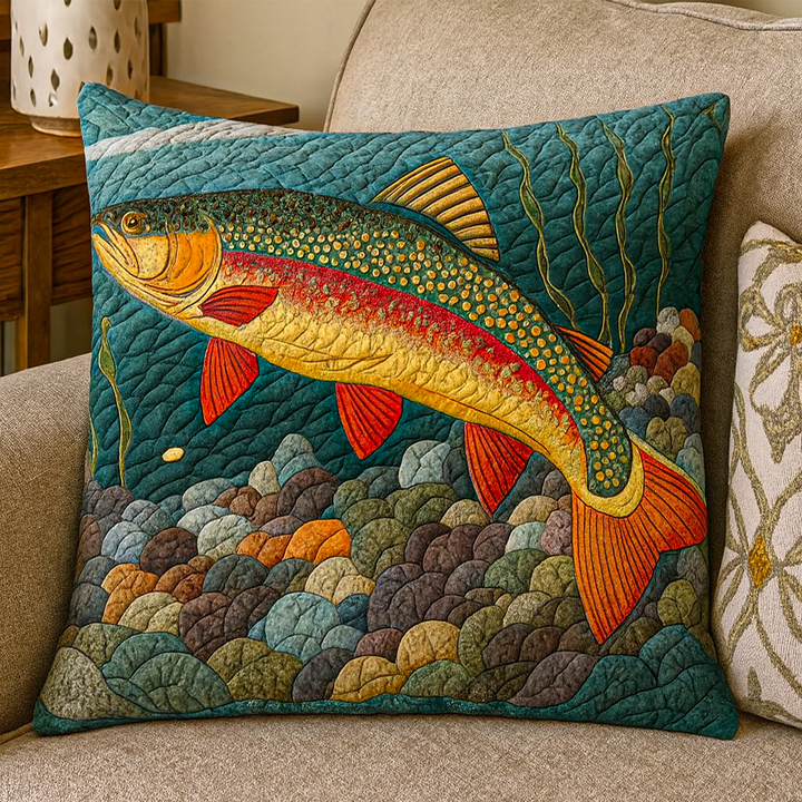 Rustic Fishing - Handmade Pillowcase