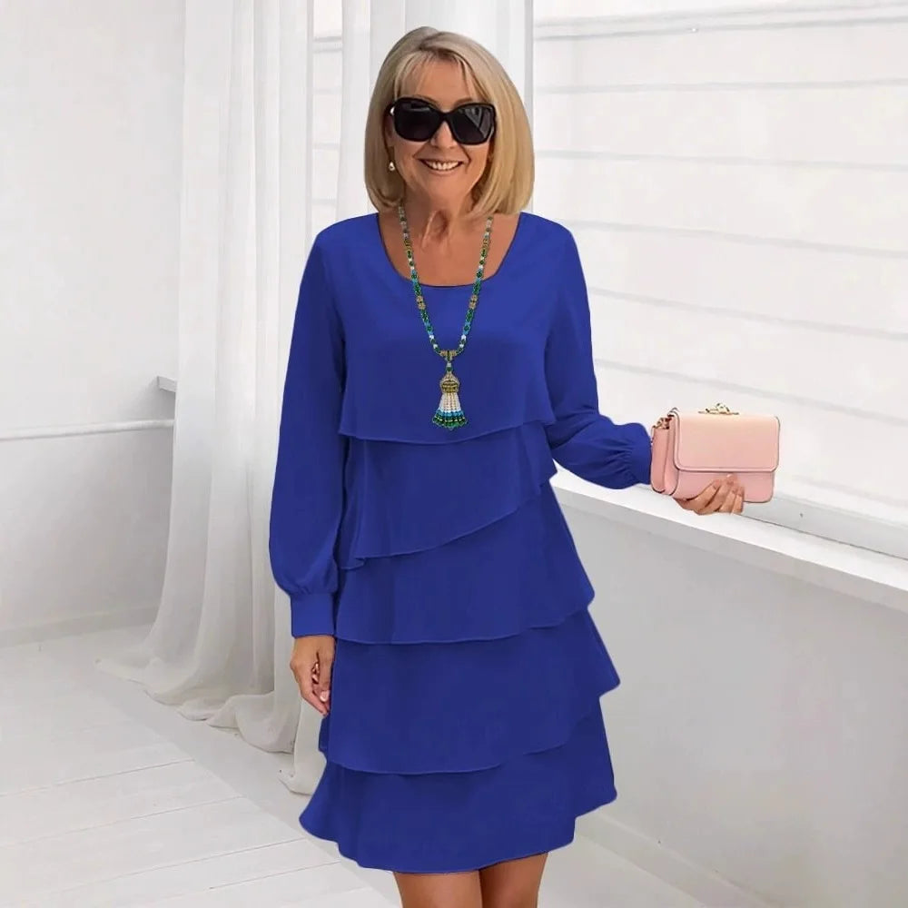 Madeleine – Elegant flowing dress with ruffles