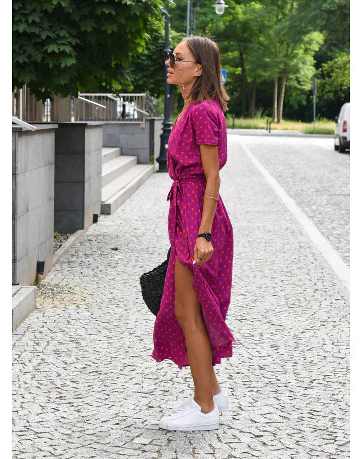 YARA - Elegant Wrap Dress with Flattering Fit