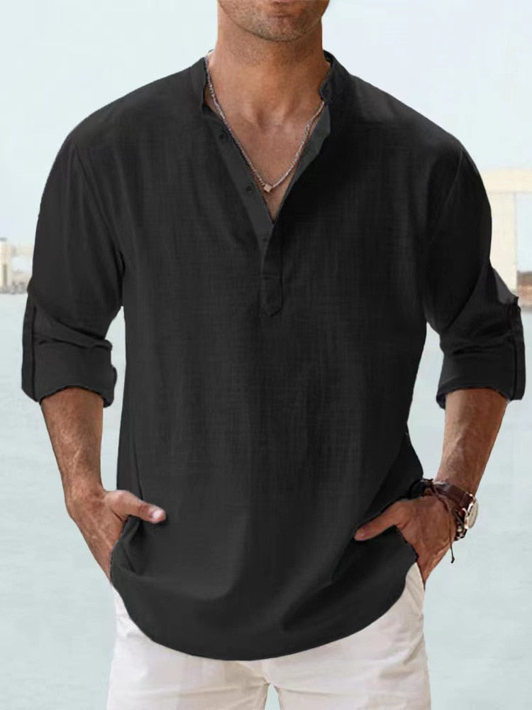 Randel - Breathable Linen Shirt
