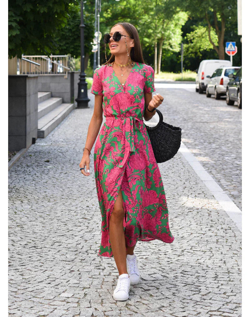 YARA - Elegant Wrap Dress with Flattering Fit