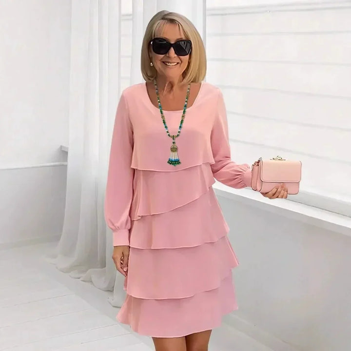 Madeleine – Elegant flowing dress with ruffles