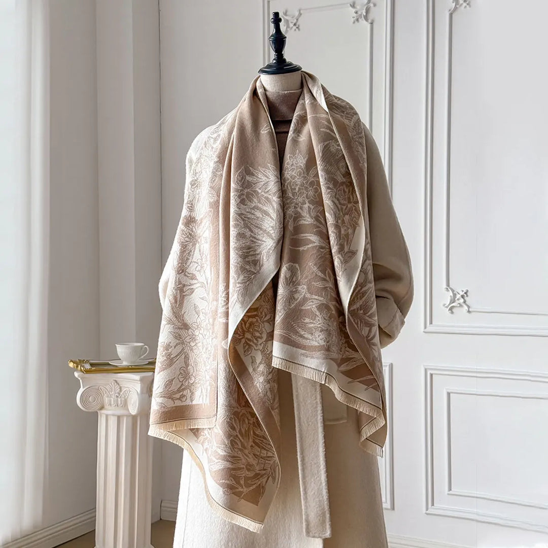 Liora - Floral Shawl