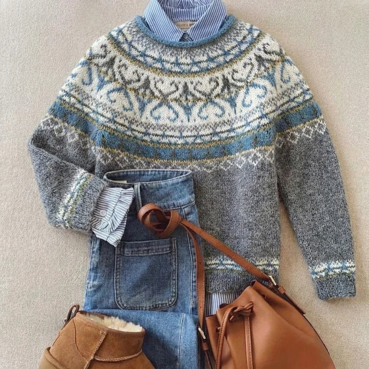 Cheryl - Chic Vintage Knit Sweater