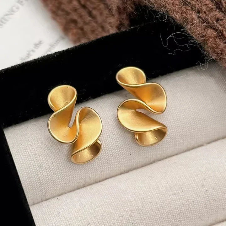 Silver and 18K Gold Earrings