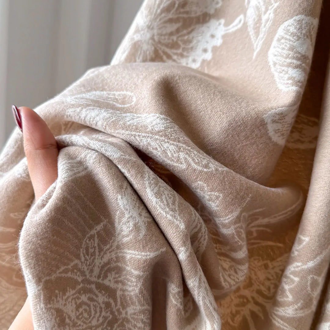 Liora - Floral Shawl