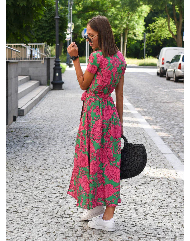 YARA - Elegant Wrap Dress with Flattering Fit