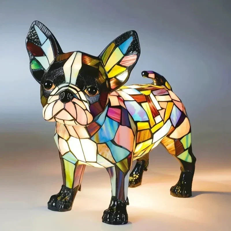 Parisian Puppy Glow Lamp