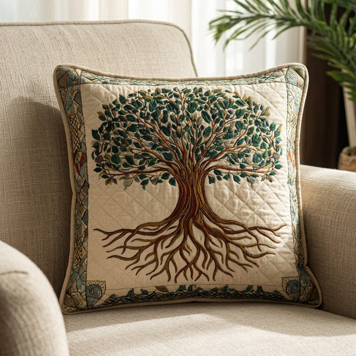 Seasons of Life - Handmade Cushion Cover