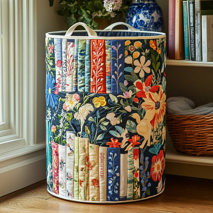 Bookish Garden - Handcrafted Laundry Basket