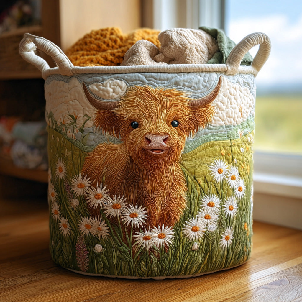 Highland Charm - Handcrafted Laundry Basket
