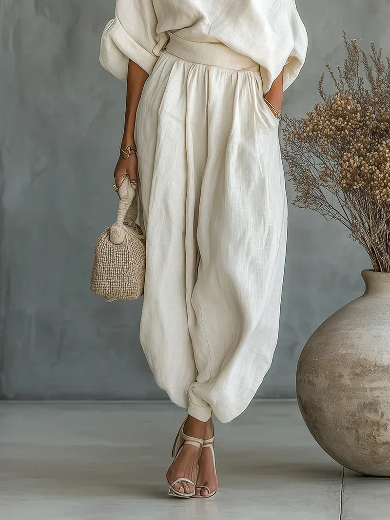 Mila - Set of 2 pieces with bare shoulders