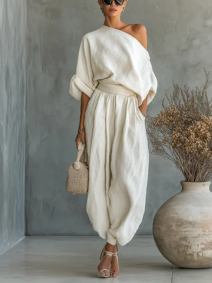 Mila - Set of 2 pieces with bare shoulders