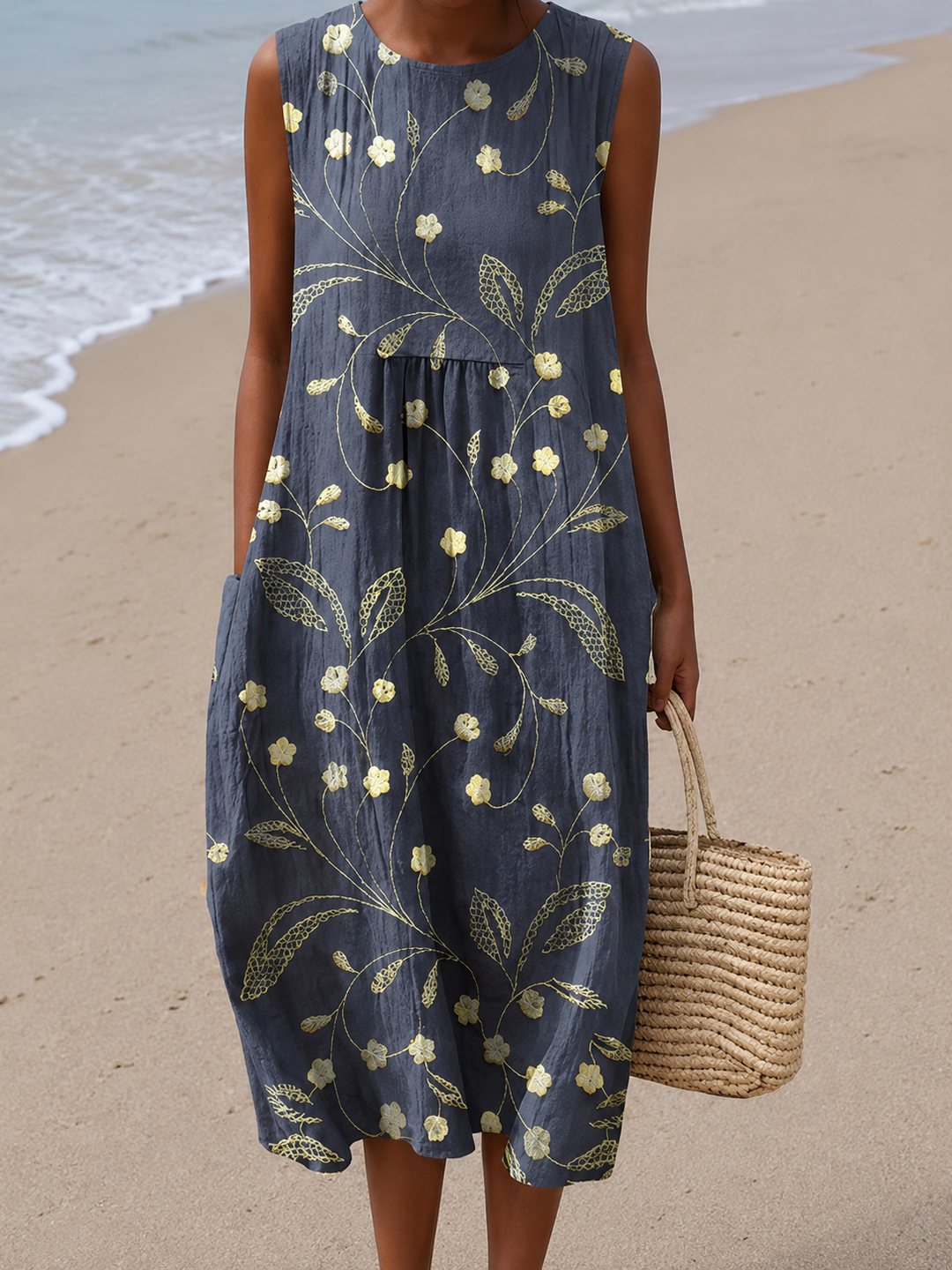 Mara - Floral Midi Dress