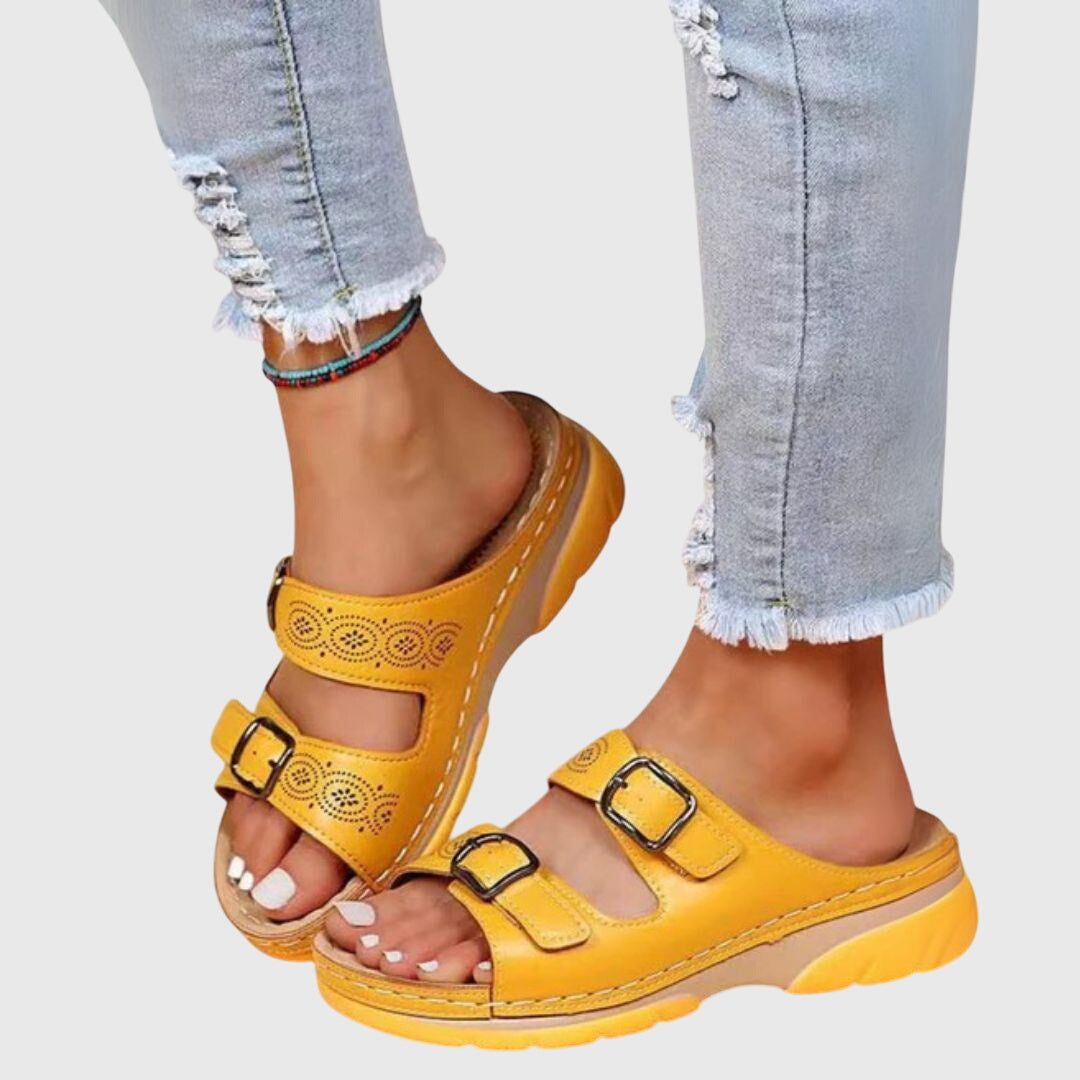 Olivia - Leather Orthopedic Sandals