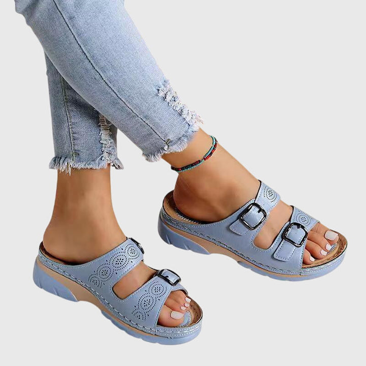 Olivia - Leather Orthopedic Sandals