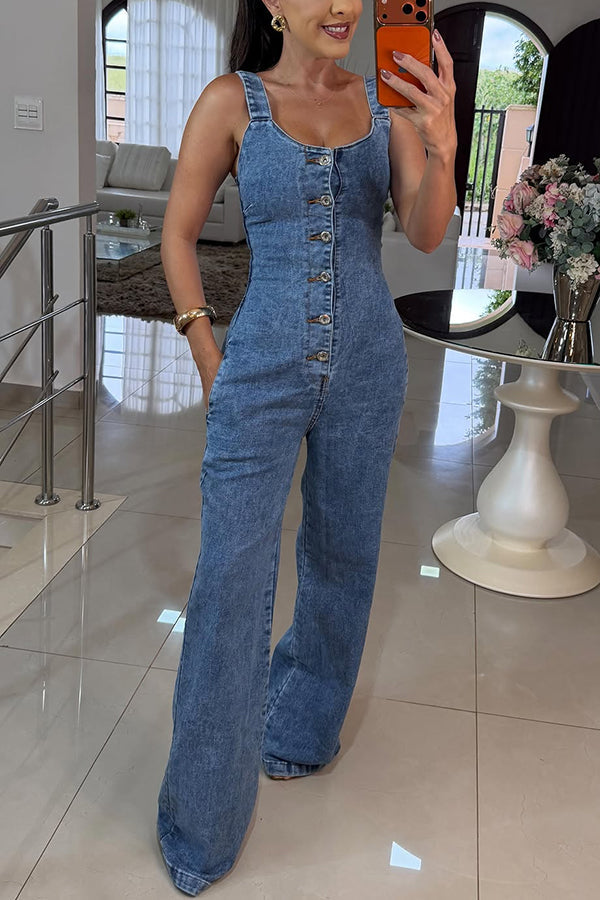 Heidi - Denim Jumpsuit