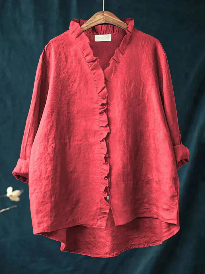 Lily - Light Blouse with Ruffles