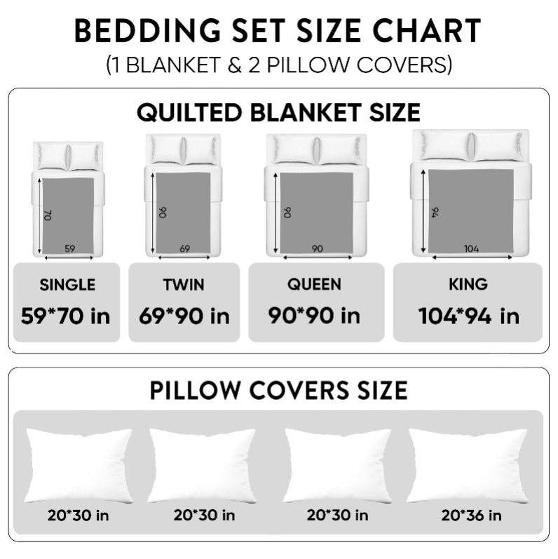 Amour Patchwork - 3-Piece Handmade Bedding Set