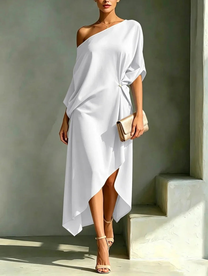 Clara - Elegant Asymmetrical Dress