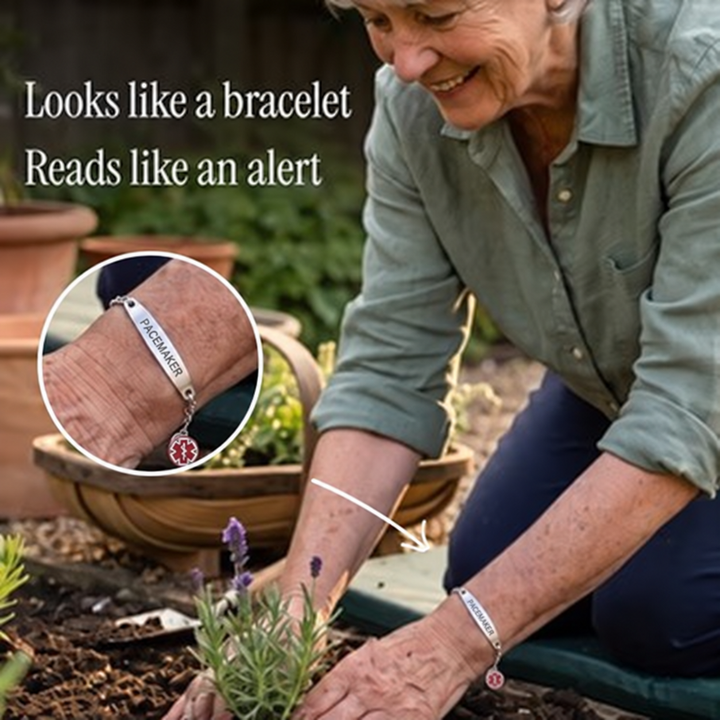 Women's Pacemaker Medical Alert Bracelet