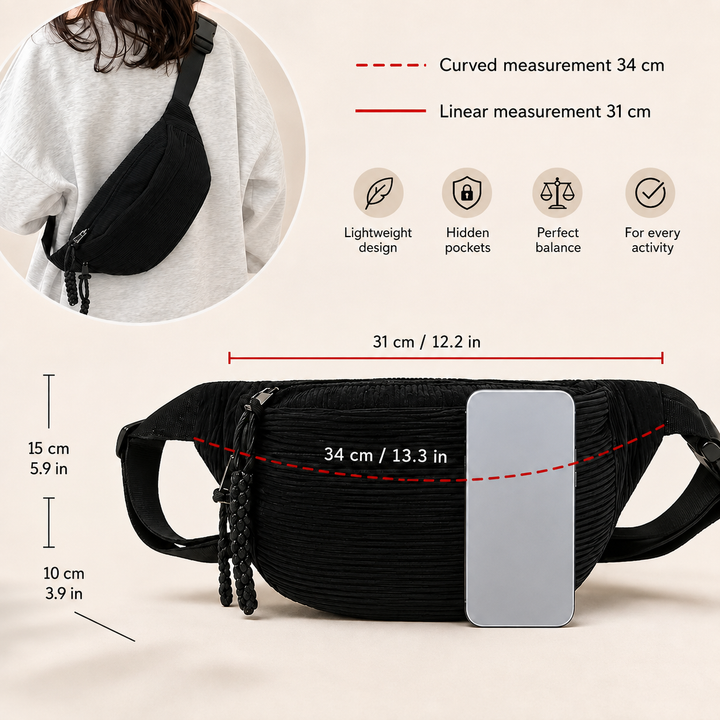 Petra - Corduroy Shoulder Bag