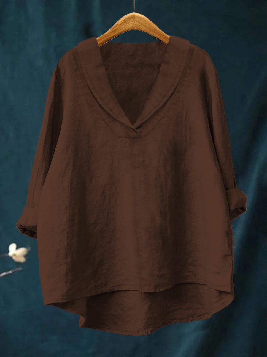 Hortense - Fluid V-Neck Blouse