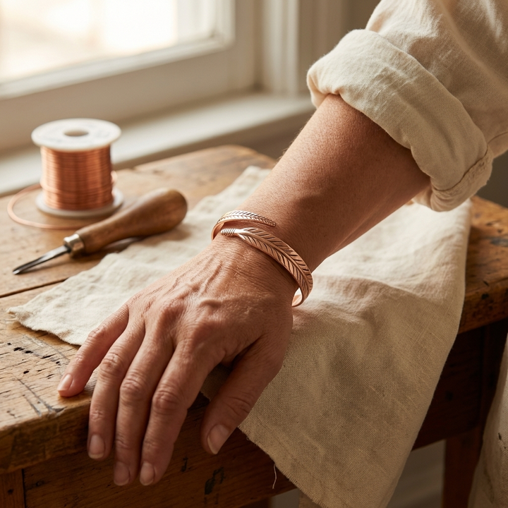 Mae & Luna Copper Bracelet - Roots