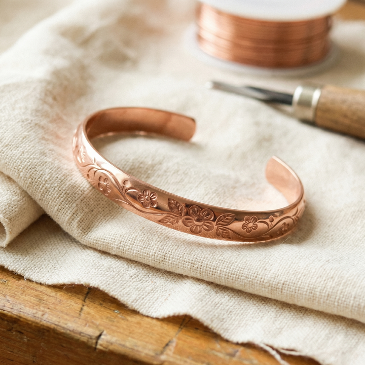 Mae & Luna Copper Bracelet - Blooming