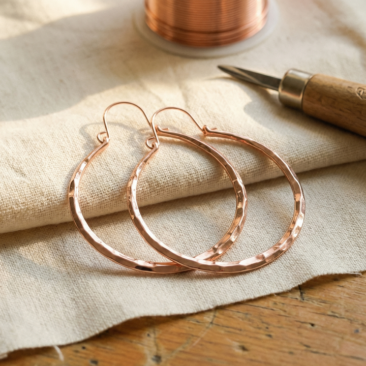 Mae & Luna Copper Earrings - Willow