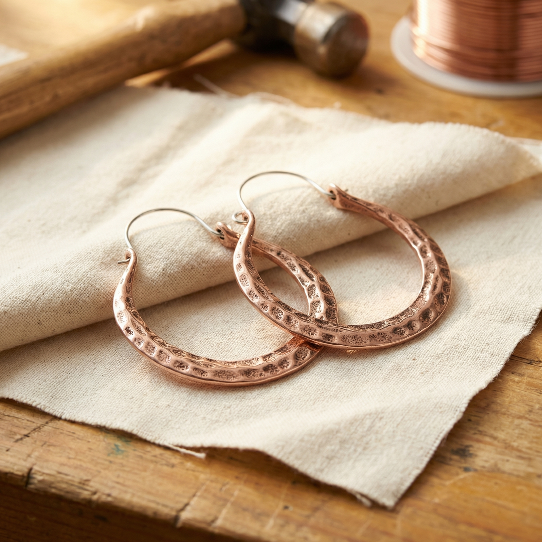 Mae & Luna Copper Earrings - Ember