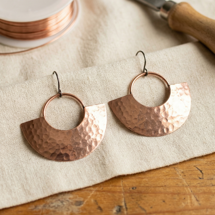 Mae & Luna Copper Earrings - Breeze