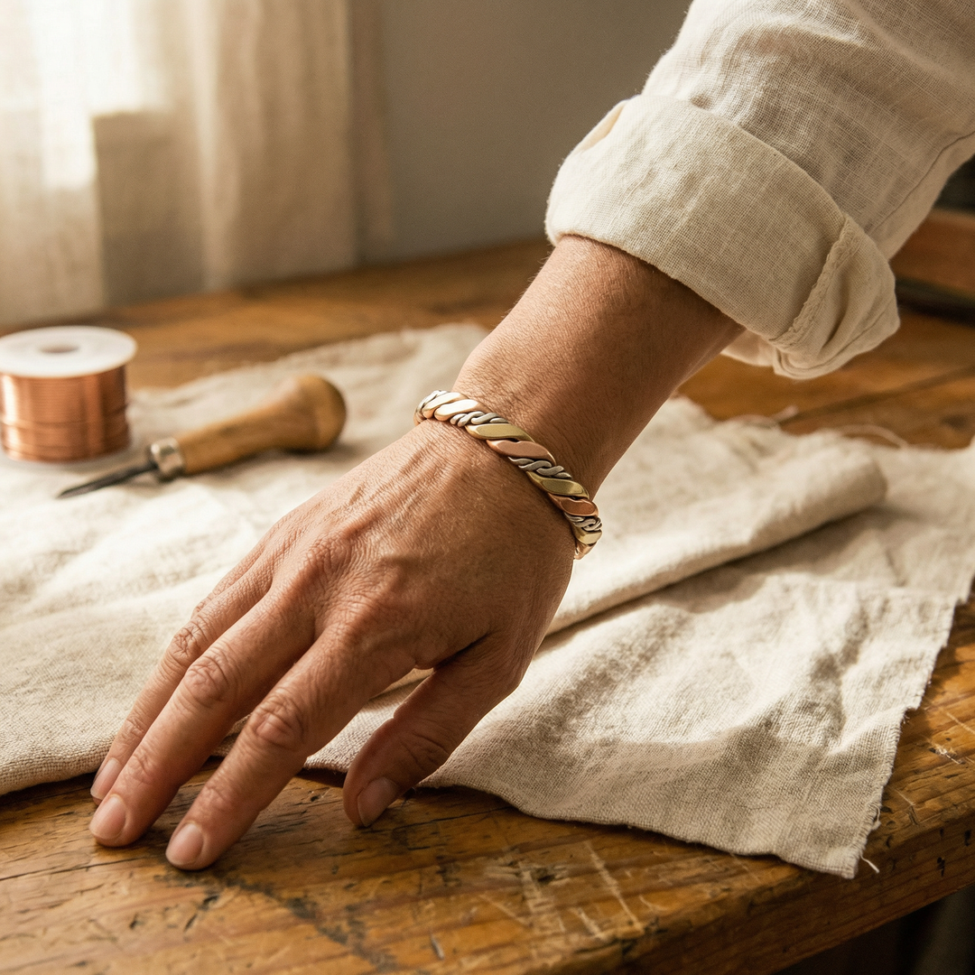 Mae & Luna Copper Bracelet - Flint