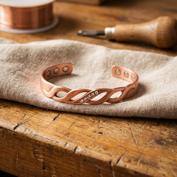Mae & Luna Copper Bracelet - Stream