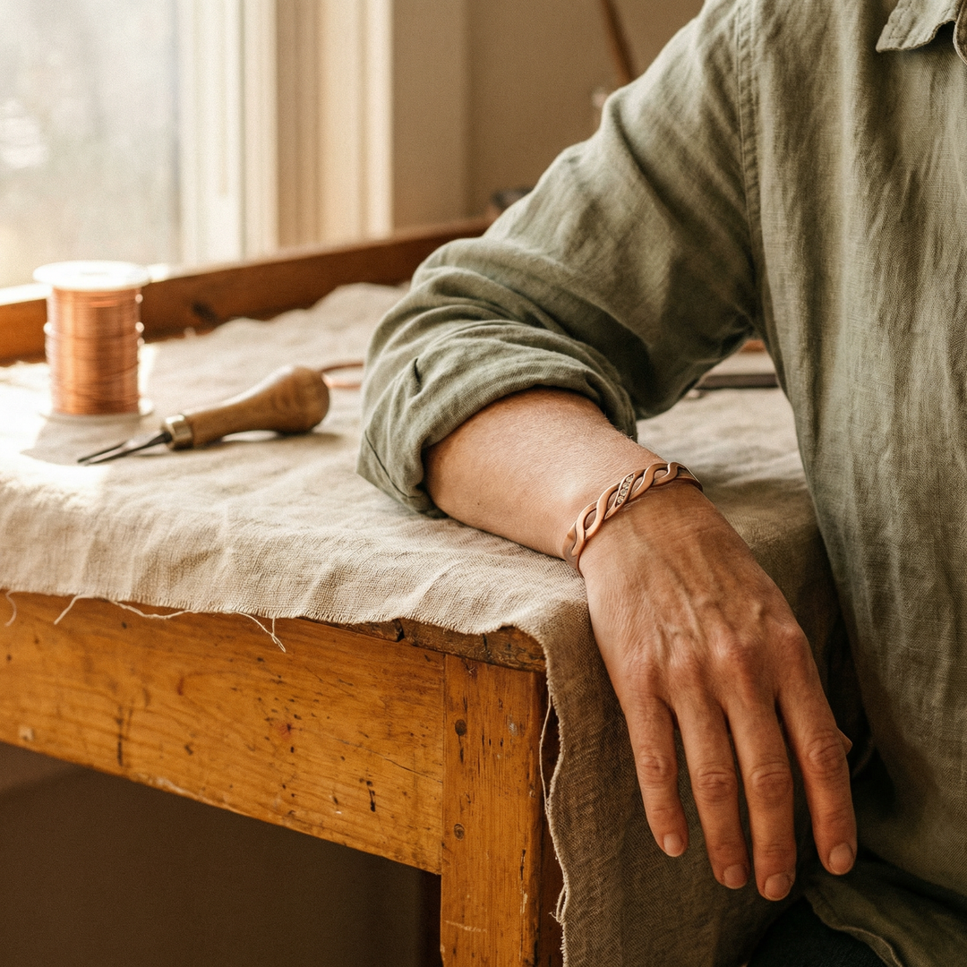 Mae & Luna Copper Bracelet - Stream
