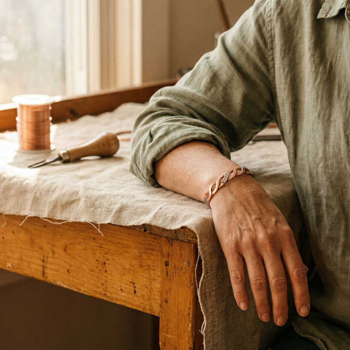 Mae & Luna Copper Bracelet - Stream