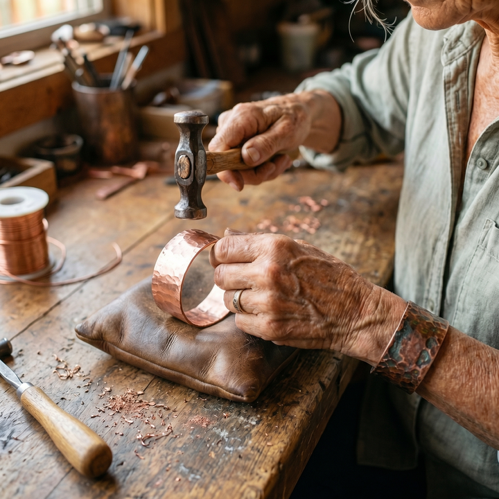 Mae & Luna Copper Bracelet - Anvil