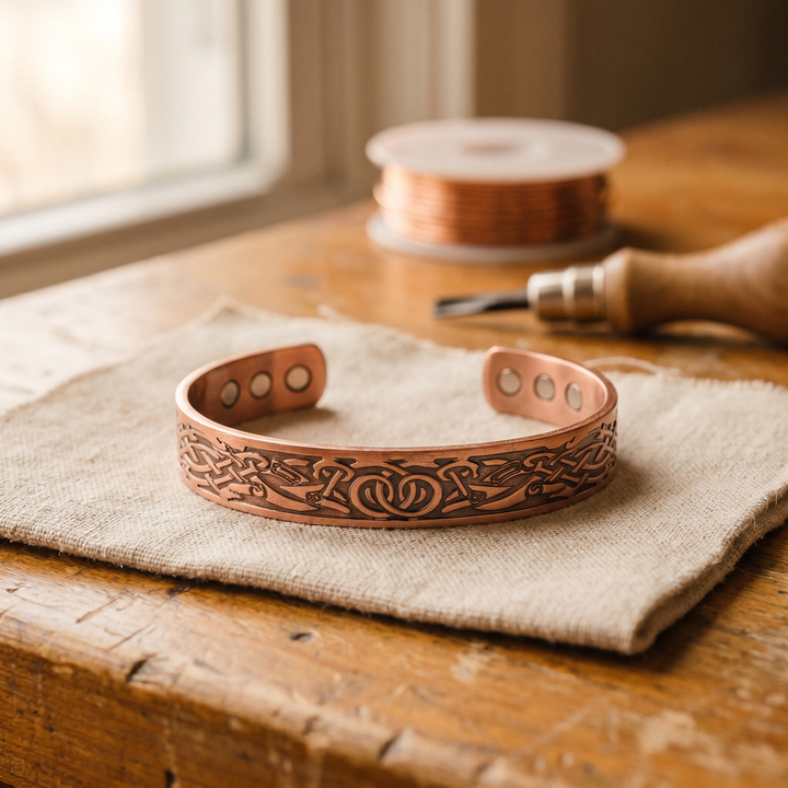Mae & Luna Copper Bracelet - Sand