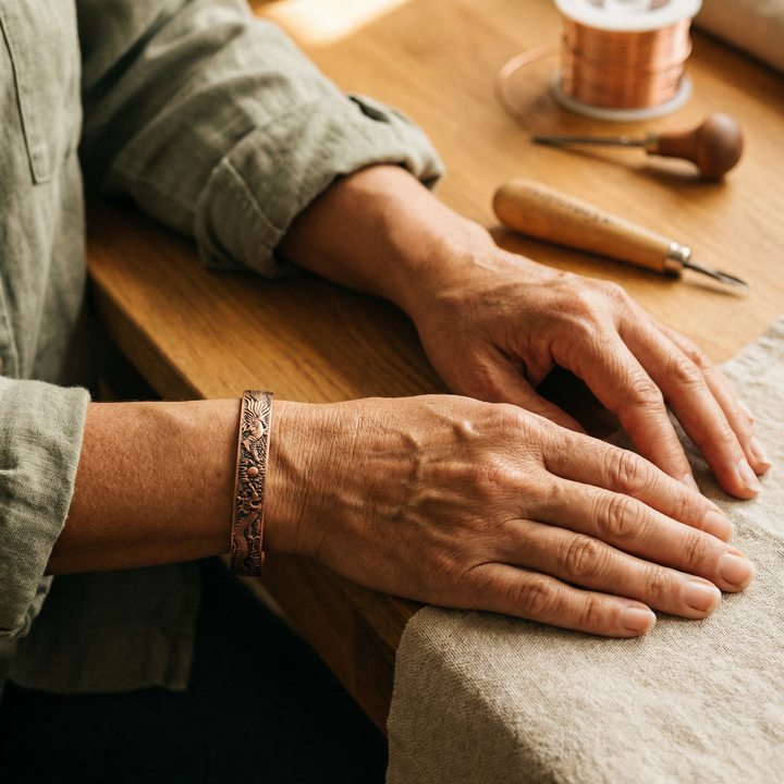 Mae & Luna Copper Bracelet - Loam