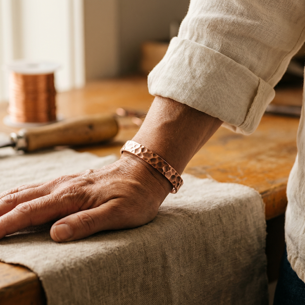 Mae & Luna Copper Bracelet - Furrow