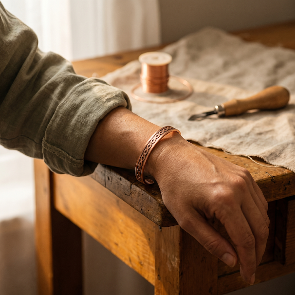 Mae & Luna Copper Bracelet - Current