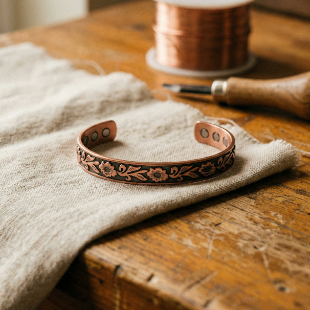 Mae & Luna Copper Bracelet - Wildflower